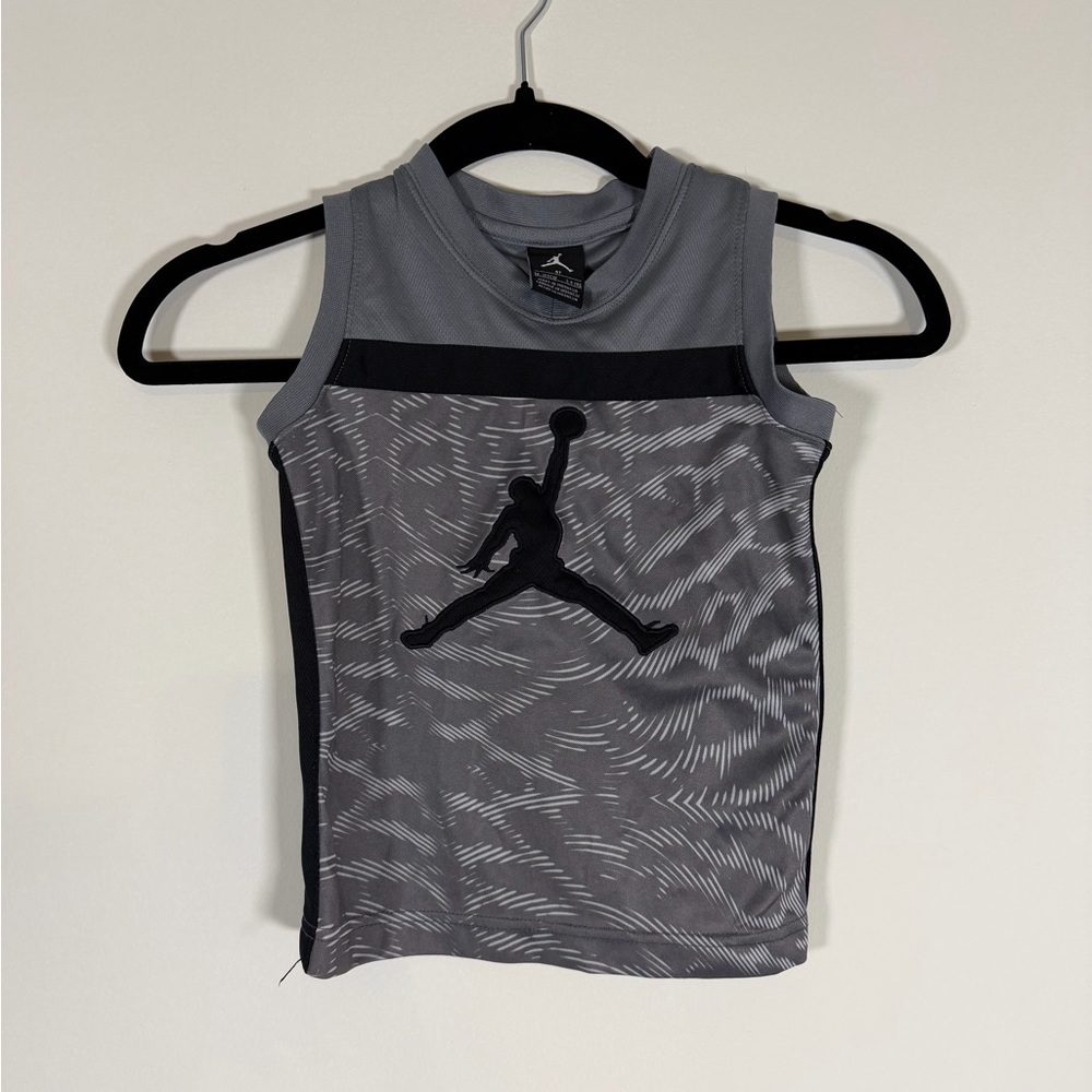 Jordan Gray and Black Kids Jersey